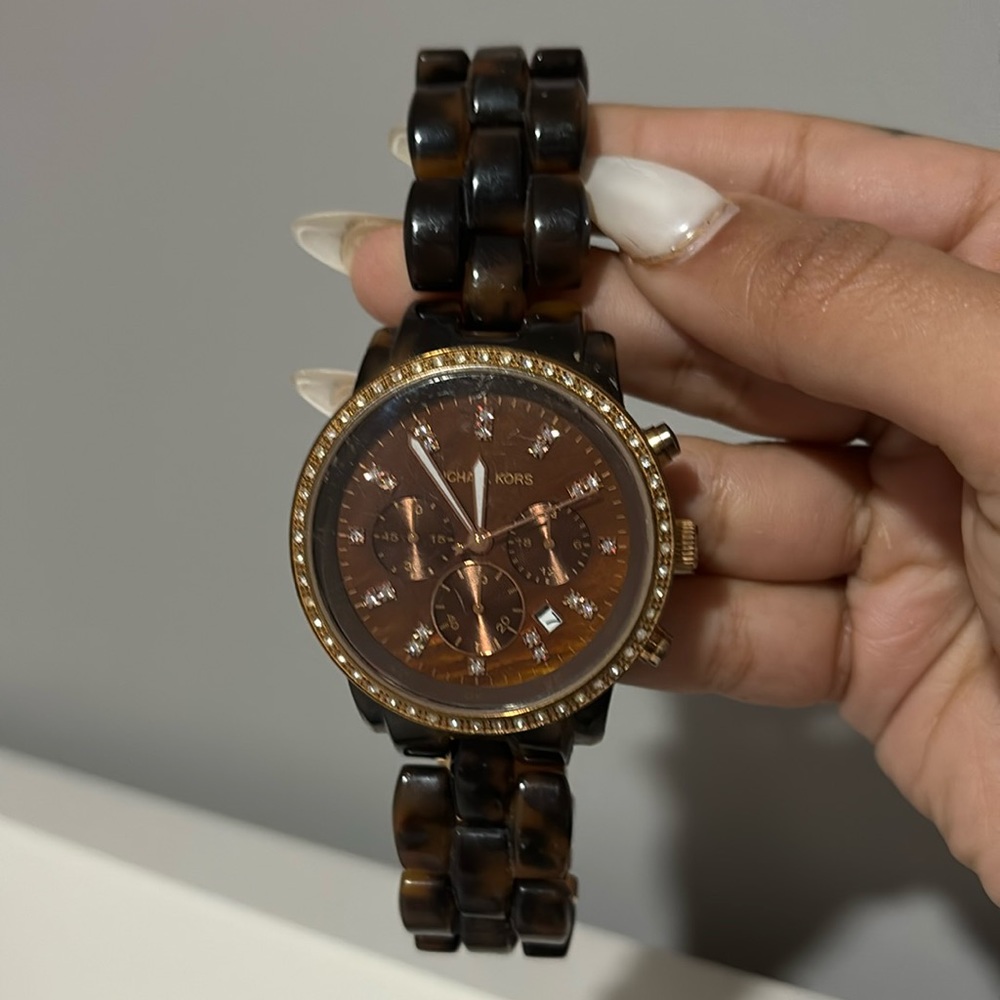Michael kors acrylic watch